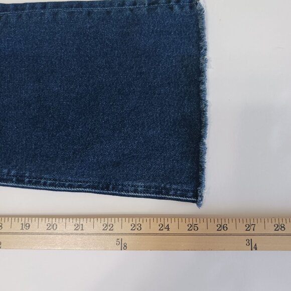 Loft High Waist Flare Crop Jeans Size 10/30 Dark Wash Made and Loved - Picture 16 of 16